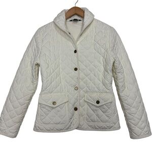 Polo Ralph Lauren Quilted Jacket White Girls XL 16 fit Women XS Preppy Old Money